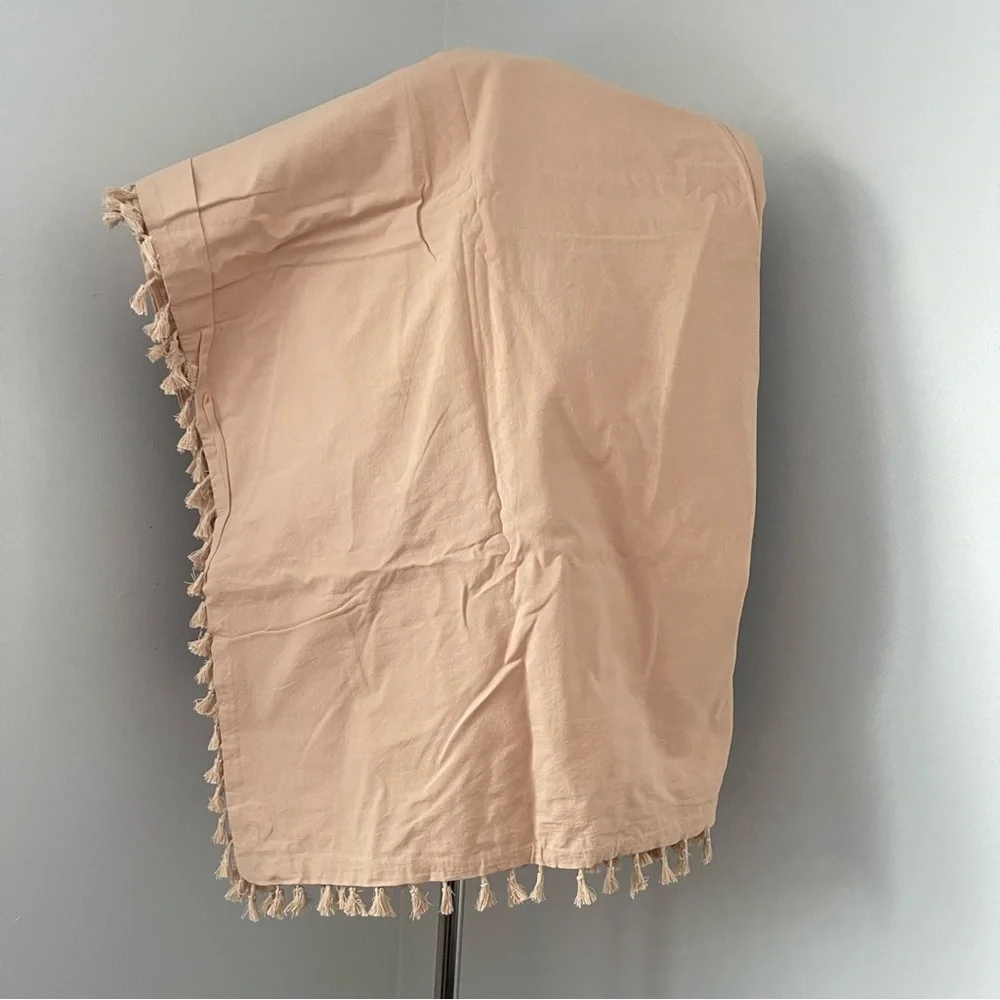Bohemian Urban Outfitters Home Tassle Duvet Cover Terracota Twin Size NWOT